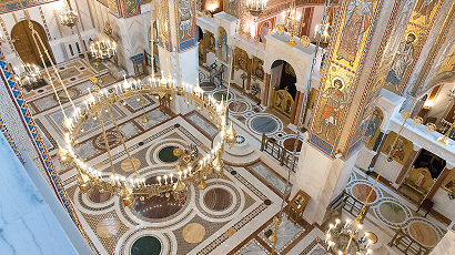 Храм из натурального камня